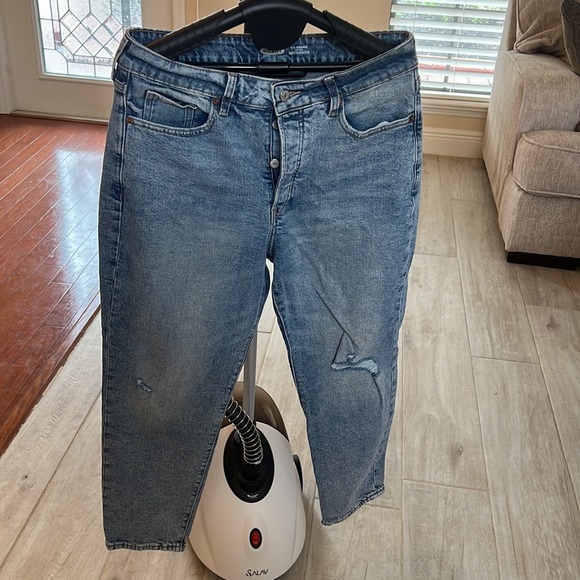 NWOT Old Navy O.G. Straight Button Fly Hight Rise Secret Slim Pockets Jeans - Picture 2 of 10